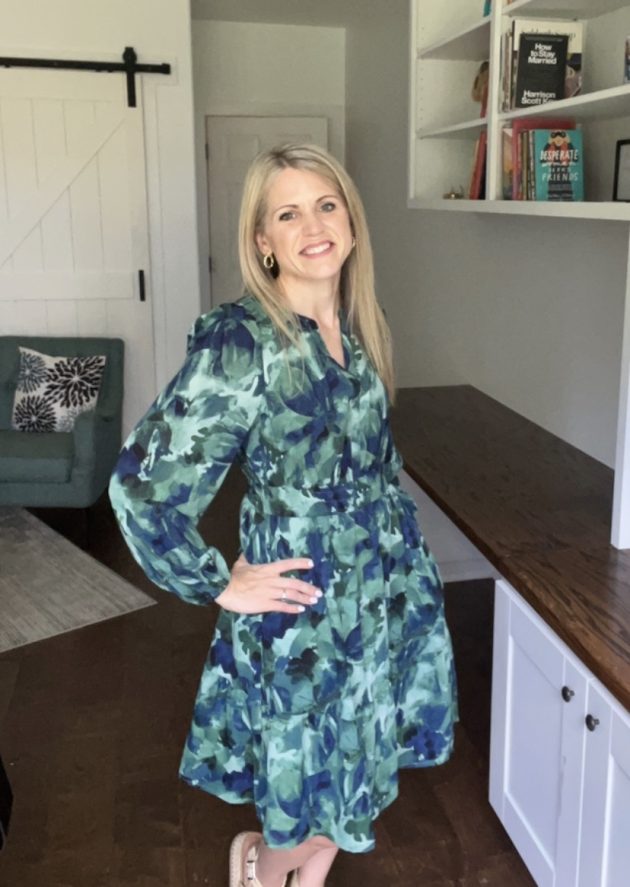 Crystal in dress